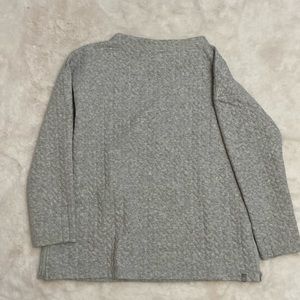 T by Talbots shimmer sweatshirt top